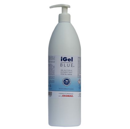iGel Blue Gel alcoolic dezinfectant pentru maini flacon 1 litru